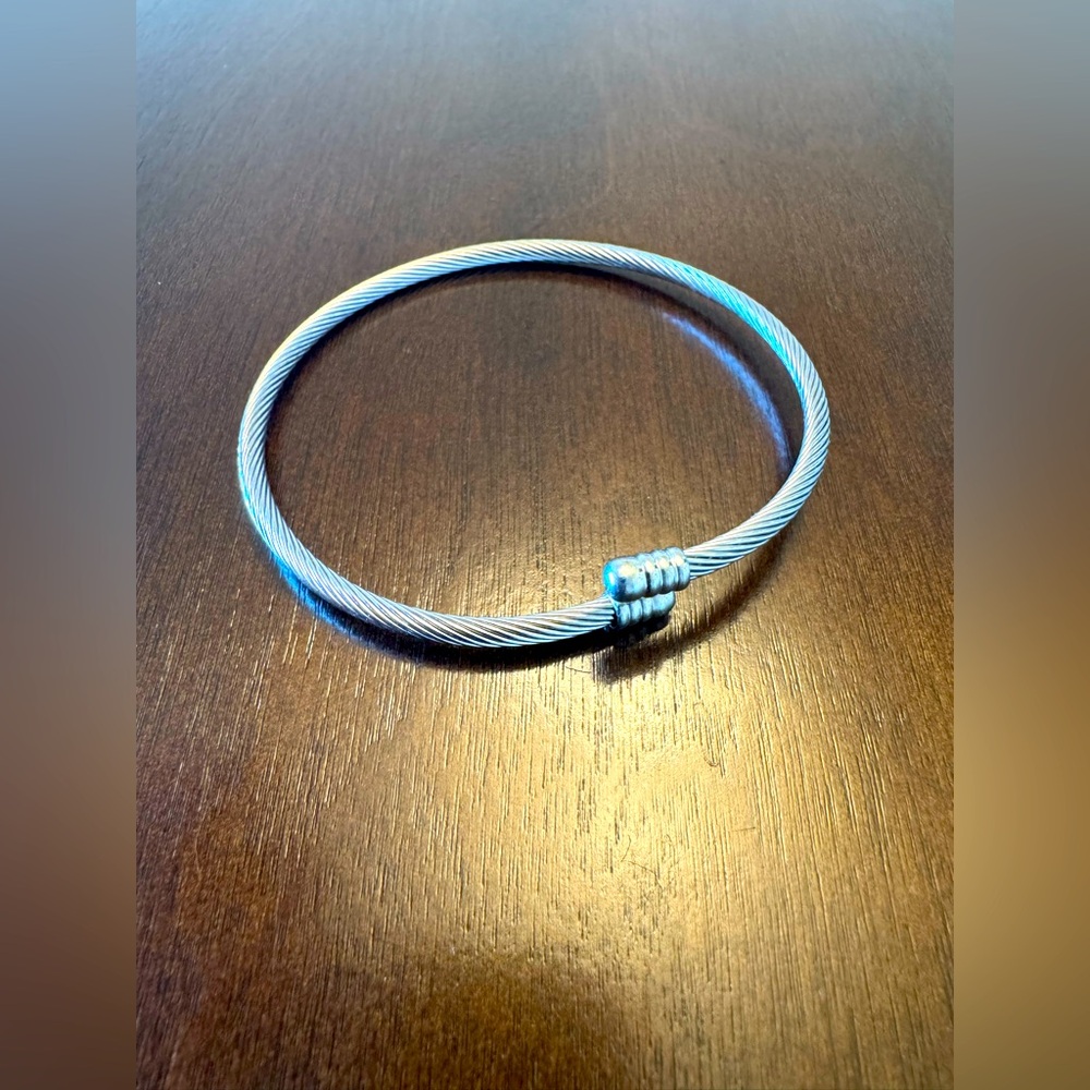 Silver Cable Bracelet
